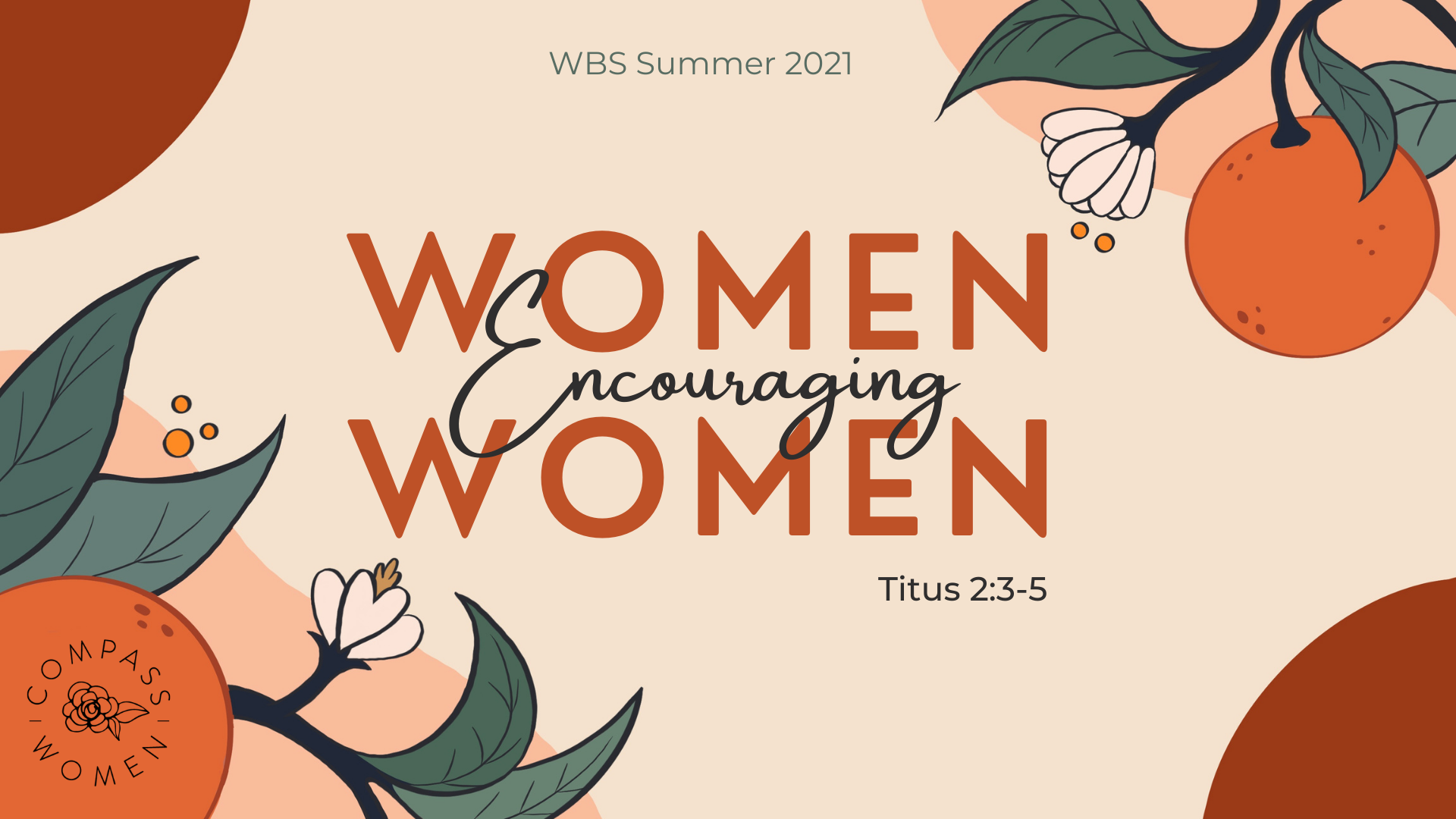 Summer Study 2021: Women Encouraging Women